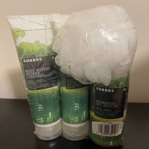 Korres Basil Lemon Body Butter & Shower Gel Set